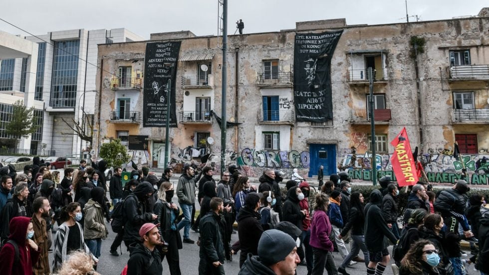 Πορεία ενάντια στην αστυνομική βία στα Προσφυγικά
